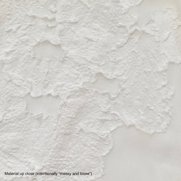 ARITZIA | WILFRED HEMISTICHE DRESS SHEER FLORAL DESIGN EMBROIDERY TUNIC BUTTONS - Picture 12 of 14